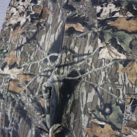 Mossy Oak Vintage Patched Cargo Pants Real Tree Camo 38x32 - Picture 8 of 8